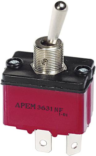 APEM 3649NF/2 3649NF/2 Kippschalter 250 V/AC 6A 2 x Ein/Aus/Ein rastend/0/rastend 1St. von APEM