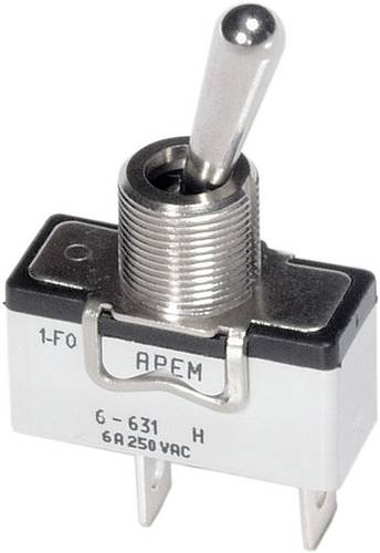 APEM 6-639H/2 6-639H/2 Kippschalter 250 V/AC 6A 1 x Ein/Aus/Ein rastend/0/rastend 1St. APEM 6-639H/2 6-639H/2 Kippschalter 250 V/AC 6A 1 x Ein/Aus/Ein rastend/0/rastend 1St. von APEM