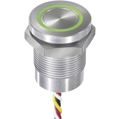 APEM CPB2110000KGSS Sensorschalter, 24 V, 0,2 A, Rückruf, grün, rot, IP68, IP69K, 1 Stück von APEM