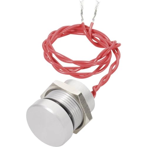 APEM PBAR2AF6000 Piezo-Schalter, 24 V DC/AC, 0,2 A, 1 x Aus/(ON), zur Erinnerung, IP69K, 1 Stück von APEM