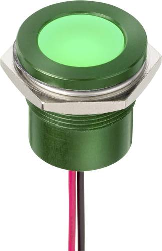 APEM Q22F5AGXXSG24AE LED-Signalleuchte Grün eben 24 V/AC, 24 V/DC 9.0V 980 mcd von APEM