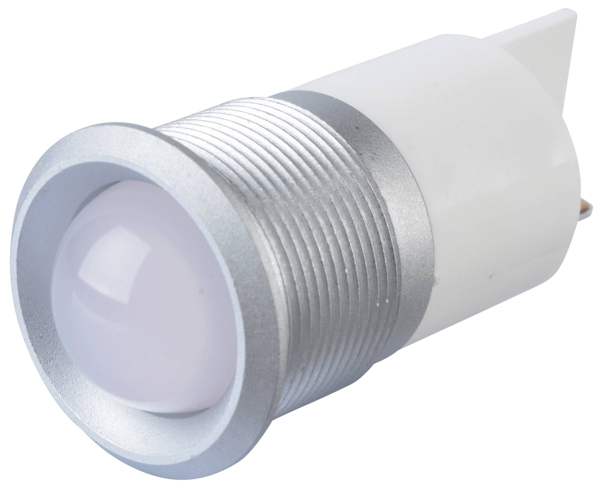 APM Q22P1G W220E - LED-Signalleuchte, weiß, 220 V, Ø 22 mm, vorstehend, FASTON von APEM