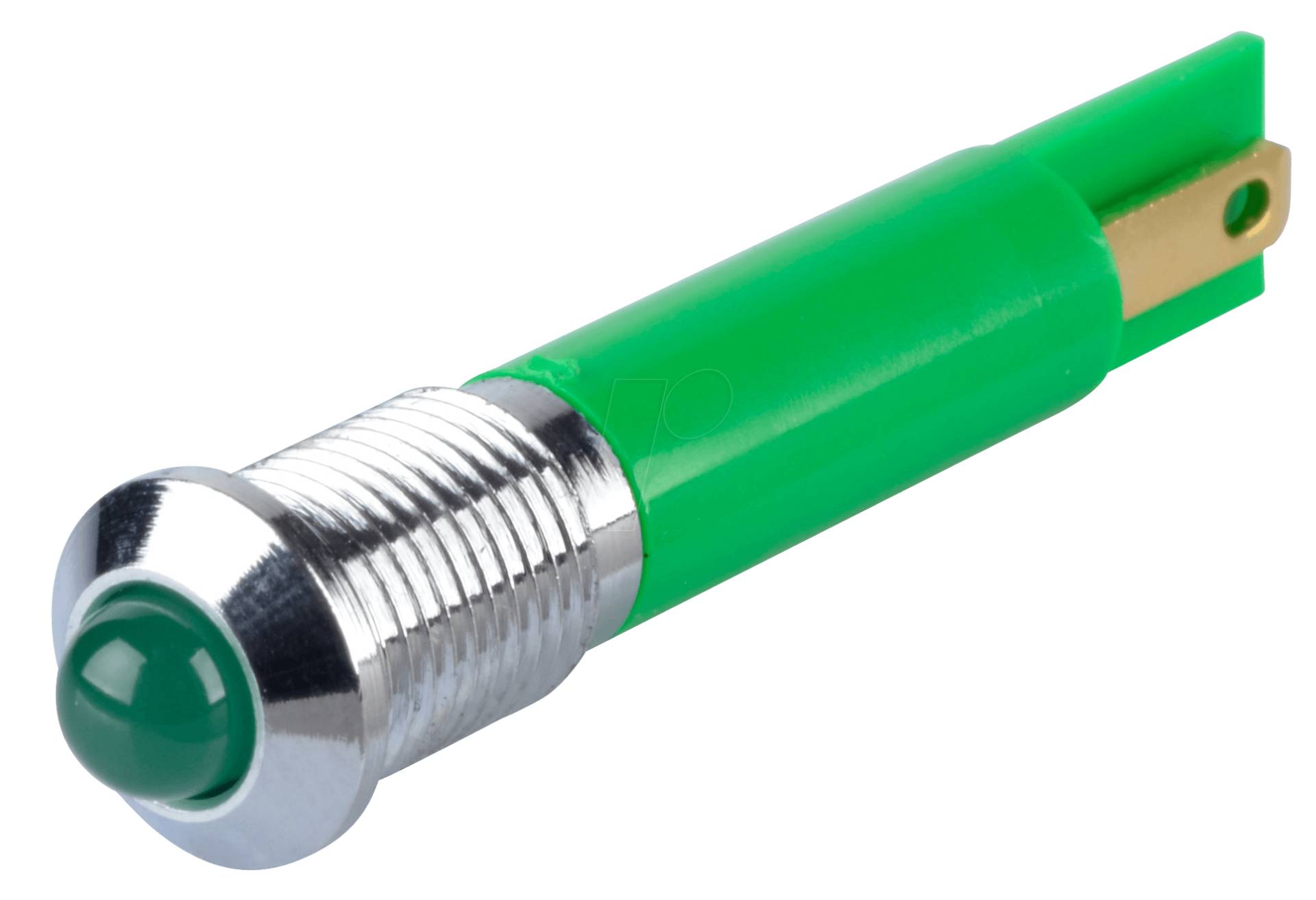 APM Q8P1C G220E - LED-Signalleuchte, grün, 220 V, Ø 8 mm, vorstehend, FASTON von APEM
