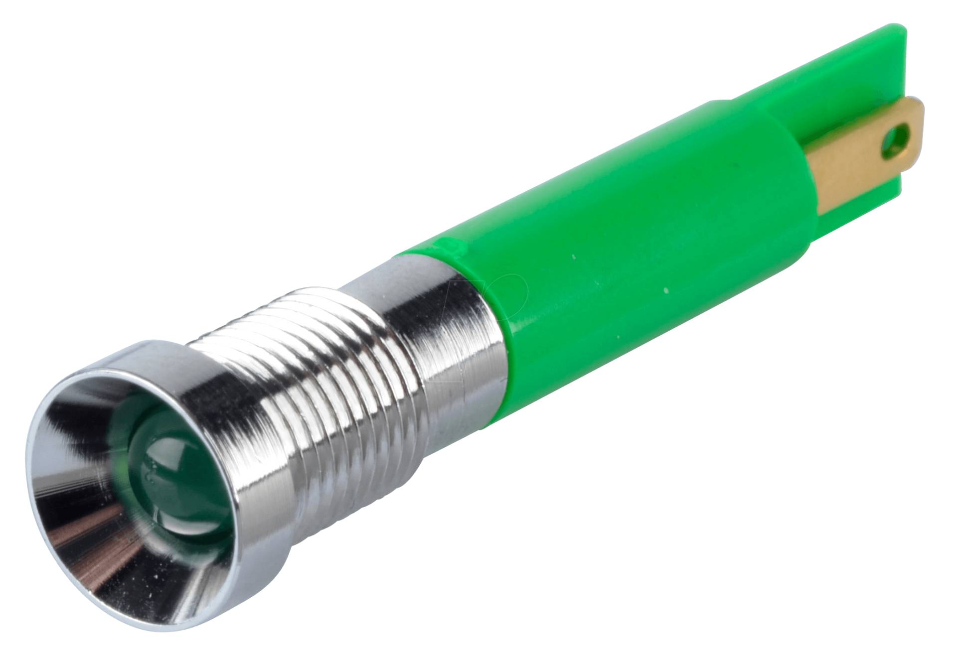APM Q8R1C G24E - LED-Signalleuchte, grün, 24 V, Ø 8 mm, vertieft, FASTON von APEM