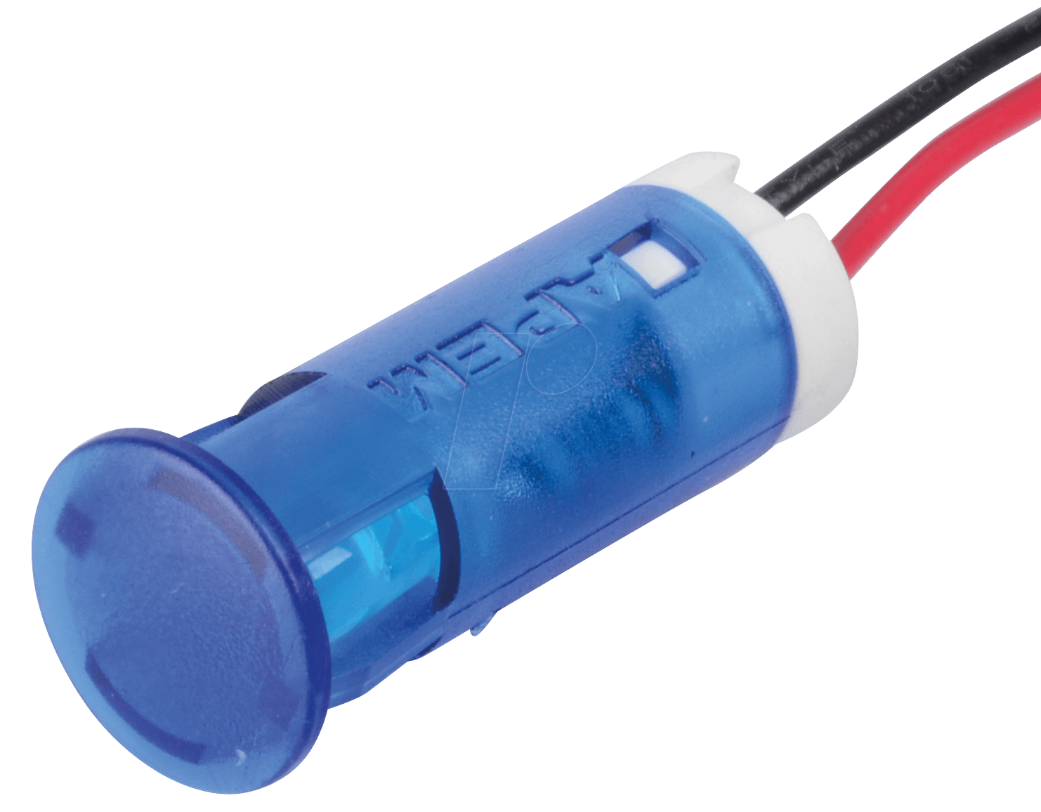APM QS103 B12 - LED-Signalleuchte, blau, 12 V, Ø 10 mm, rund, bedrahtet von APEM