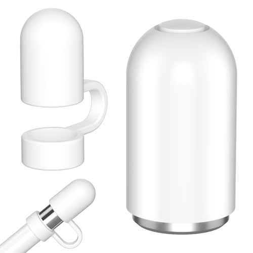 APETOO Magnetische Ersatzkappe mit Silikonkappenhalterung für Apple-Stift, 1. Generation, 2er-Pack für Apple-Stifte, Stylus-Endkappen, Schutzhülle für iPad, Bleistift, iPad 10, 9, 8, 7, iPad Pro, Air APETOO Magnetische Ersatzkappe mit Silikonkappenhalterung für Apple-Stift, 1. Generation, 2er-Pack für Apple-Stifte, Stylus-Endkappen, Schutzhülle für iPad, Bleistift, iPad 10, 9, 8, 7, iPad Pro, Air von APETOO