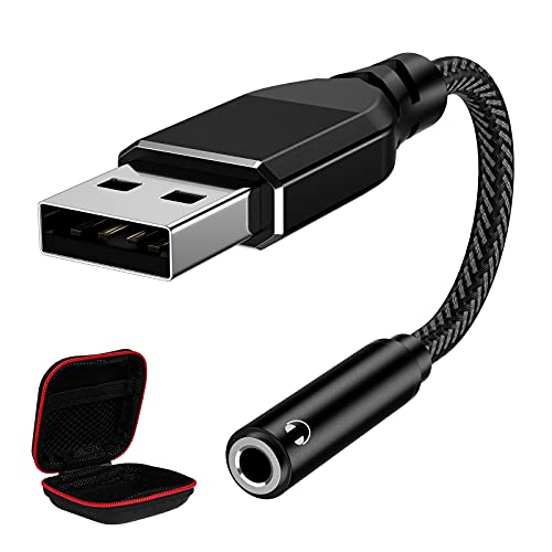 APETOO USB-zu-Audio-Adapter, Computer-Kopfhörer-Adapter von APETOO