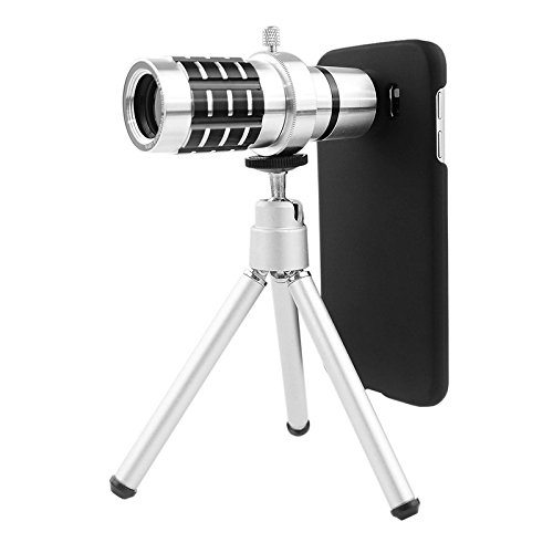 Apexel Weitwinkel-Makro inkl. 8 x ABS Teleobjektiv mit schwarzer Schutzhülle, for Samsung Galaxy Note 5 von APEXEL
