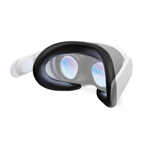 APEXINNO Gesichtsabdeckung aus Silikon für Quest 3 Augenmaske Headset-Einlage Abdeckung Schweißfest Abwischbare Oculus Quest 3 Zubehör von APEXINNO