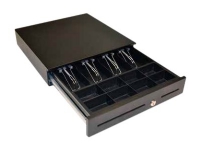 APG Cash Drawer ECD410, Elektronische Geldschublade, Stahl, Schwarz, 24 V, 410 mm, 420 mm von APG Cash Drawer