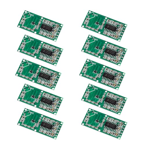 APKLVSR 10pcs RCWL-0516 Mikrowellen Radar Sensor, RCWL-0516 Schalter Modul Menschlichen Induktion Board Detektor Menschliches Sensor-Körpersensormodul Output 3.3V von APKLVSR