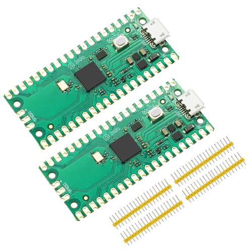 APKLVSR 2 Stück Raspberry Pi Pico Mikrocontroller,Basierend auf dem Raspberry Pi PICO Dual-Core RP2040 Arm Cortex M0+ Prozessor unterstützt C/C++/Python von APKLVSR