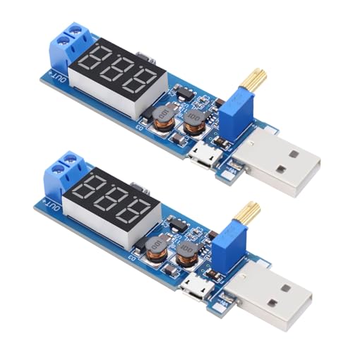 APKLVSR DC-DC Step Up Down Power Supply Modul,USB DC-DC 5V bis 3.3V/9V 12V 24V Boost Buck Converter Modul Einstellbar Spannunswandler,Step Up Converter von APKLVSR