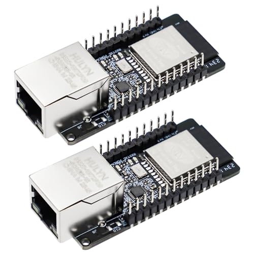 APKLVSR ESP32 Modul, WT32-ETH01 Embedded Serial Port Networking Bluetooth + WiFi Combo Gateway MCU Modul ESP32 Drahtlos Modul von APKLVSR