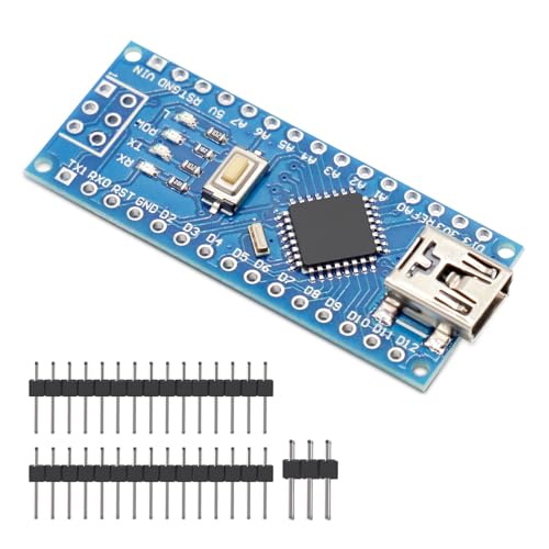 APKLVSR Nano-V3 Board,Nano-V3 Mikrocontroller mit mega328P CH340 für Arduino(Mini Port) von APKLVSR