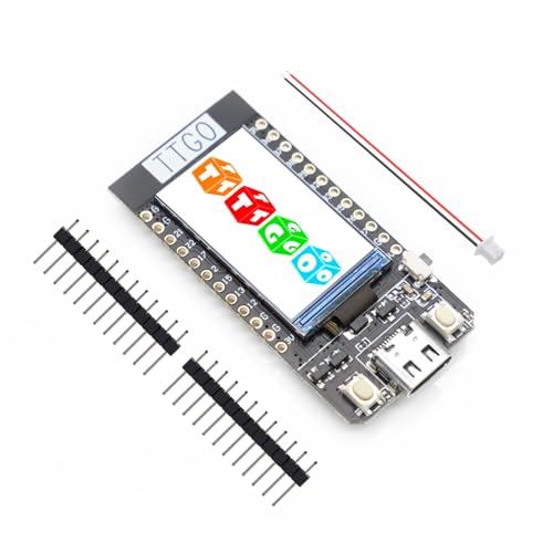 APKLVSR T-Display ESP32 WiFi Bluetooth-Modul Entwicklungsboard mit 1.14 Zoll LCD USB C Schnittstelle für Arduino von APKLVSR