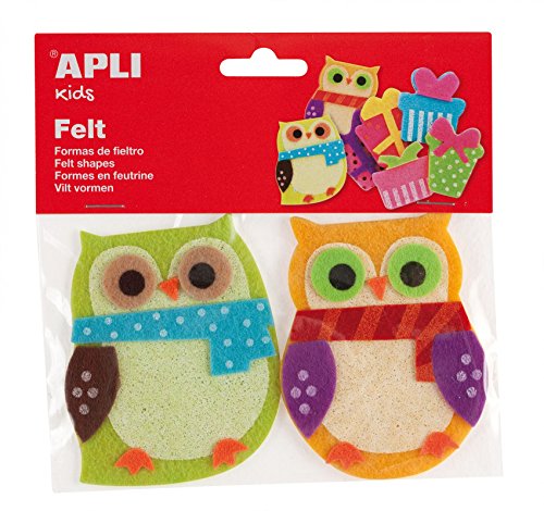 APLI 13787-Formen Filz Eulen 2 u. von APLI Kids