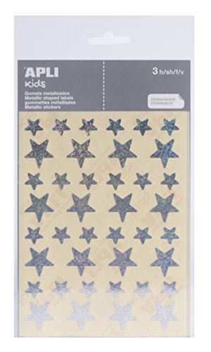 APLI Aufkleber Beutel Stern - Holographisch von APLI Kids