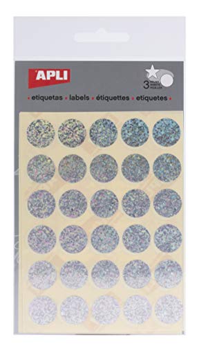 APLI Kids 11810-Tasche, rund, Ø 20 mm, holografisch, 3 Blatt APLI Kids 11810-Tasche, rund, Ø 20 mm, holografisch, 3 Blatt von APLI Kids