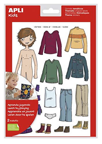 APLI Kids 13353 - Gomets mit Thema kleiden Junge 2 Blätter APLI Kids 13353 - Gomets mit Thema kleiden Junge 2 Blätter von APLI Kids
