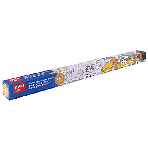 APLI Kids 16468 - Riesiges Poster Färbung 96,5 x 180 cm APLI Modell Meereswelt von APLI Kids