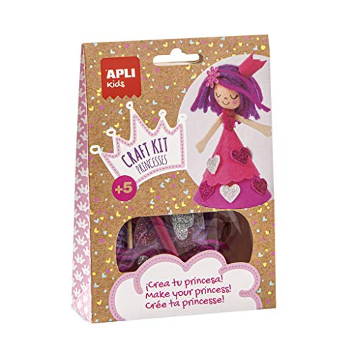 APLI Kids 17146 - Craft Kit Prinzessin rosa von APLI Kids