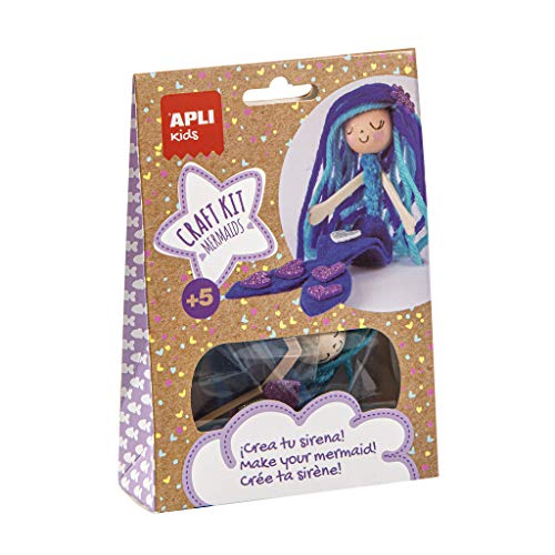 APLI Kids 17147 - Bastelset Meerjungfrau blau von APLI Kids