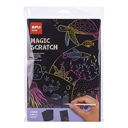 APLI Kids 18226 Magic Scratch 10 Blatt 5 Werkzeuge APLI Kids 18226 Magic Scratch 10 Blatt 5 Werkzeuge von APLI Kids
