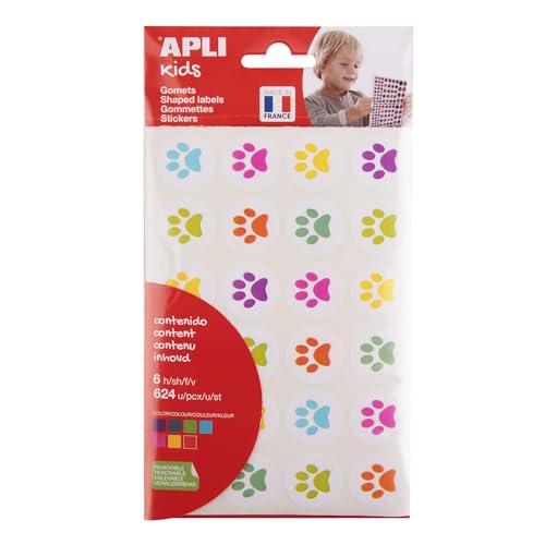 APLI Kids 19721 Aufkleber Kätzchenabdrücke in verschiedenen Farben, 6 Bögen Aufkleber "Kätzchenabdruck", repositionierbar. APLI Kids 19721 Aufkleber Kätzchenabdrücke in verschiedenen Farben, 6 Bögen Aufkleber "Kätzchenabdruck", repositionierbar. von APLI Kids