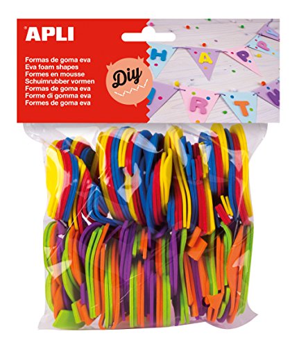 Apli 218120 - Eva-Gummi Nummern - 120 Stück von APLI Kids