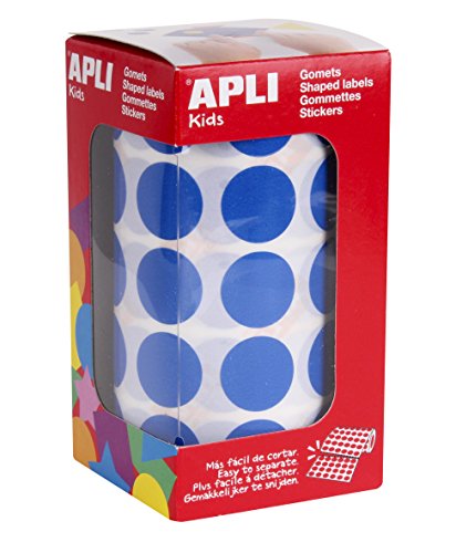 Apli 946007 - Rolle runde Sticker 20.0 blau Apli 946007 - Rolle runde Sticker 20.0 blau von APLI Kids