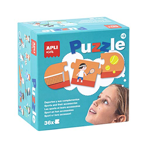 Apli Europe 17239 Maison [BLANK] Puzzle mit 36 Teilen, Mehrfarbig von APLI Kids