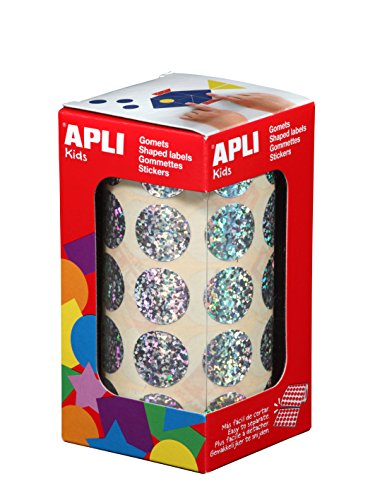 Apli kids 11634 Aufkleber HOLOGRAP Metallic rund 20 mm von APLI Kids