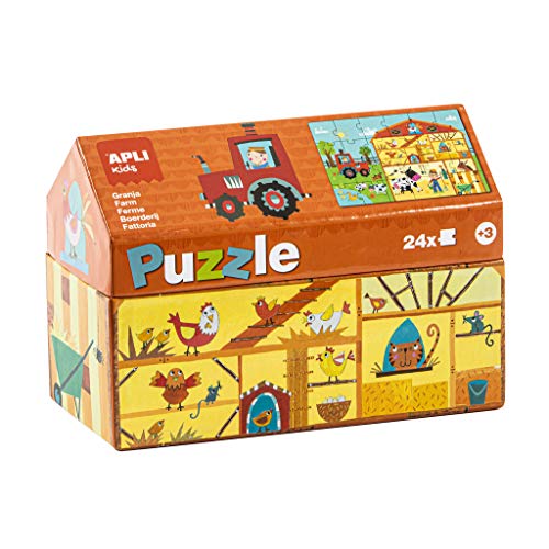 Puzle Häuschen Bauernhof Puzle Häuschen Bauernhof von APLI Kids