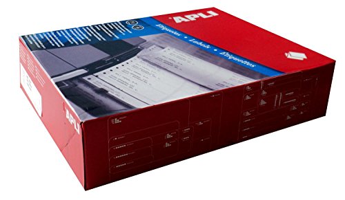 APLI 000025 Set 12000 3P Etiketten Computer 89 x 36,1 mm von APLI