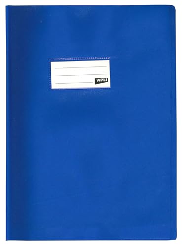 APLI 101612 Heftumschlag PVC 19/100, 24 x 32 cm, blickdicht, Blau von APLI