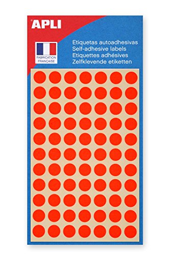 APLI 111851 – Packung mit 385 Tabletten, Neonorange, Ø 8 mm von APLI