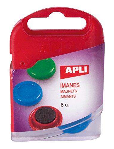 APLI 12673 Magnete, 20 mm, 8 Stück von APLI