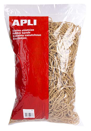 APLI 12867 — 1 kg Gummibänder, 160 x 3 mm von APLI