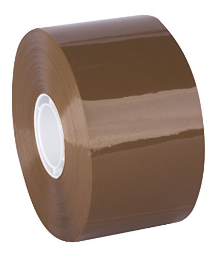 APLI 12873 - Precinto COMPACT sin ruido PP acrílico marrón 50 mm x 132 m 28 μm, 36er pack von APLI