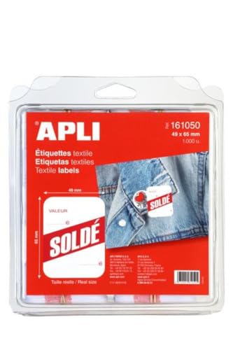 APLI 161050 1000 Etiketten Textilien für Preisauszeichnung APLI 161050 1000 Etiketten Textilien für Preisauszeichnung von APLI