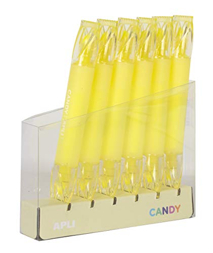APLI 18279 Candy Doppelspitze, Gelb, 1 Stück von APLI