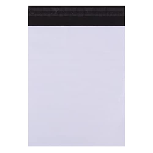 APLI 19076 – 50-tlg. Tüten-Set mit Klebeverschluss in Weiß-Opak für den Versand und als Verpackung – 250 x 300 mm von APLI