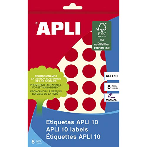 APLI 8 hojas rot von APLI