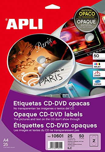 APLI 809881 Multimediaetikette für Cd/Dvd Blister, 25 Blatt APLI 809881 Multimediaetikette für Cd/Dvd Blister, 25 Blatt von APLI