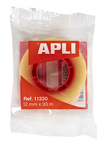 APLI Klebeband transparent 12 mm x 33 m von APLI