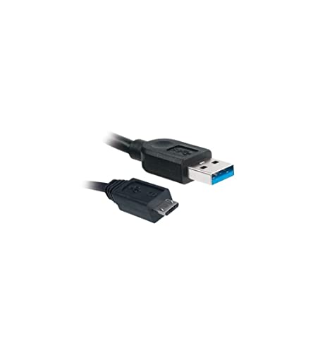 APM 570309 USB-Kabel, USB 2.0, USB-A/Micro-USB-Stecker auf Stecker, 1 m, Schwarz von APM