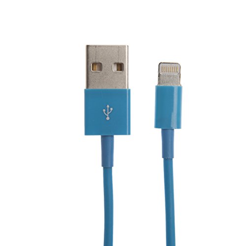 APM 570360 USB-A/Lightning-Kabel (männlich/männlich), 1 m, Blau von APM
