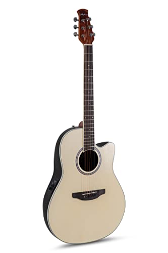 Applause E Akustikgitarre traditional AB24-4S Mid Cutaway natural satin von Applause