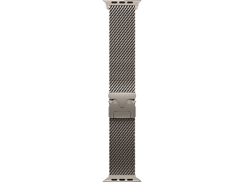 APPLE 49 mm Milanaise Armband, Ersatzarmband, Apple, Titan Natur von APPLE
